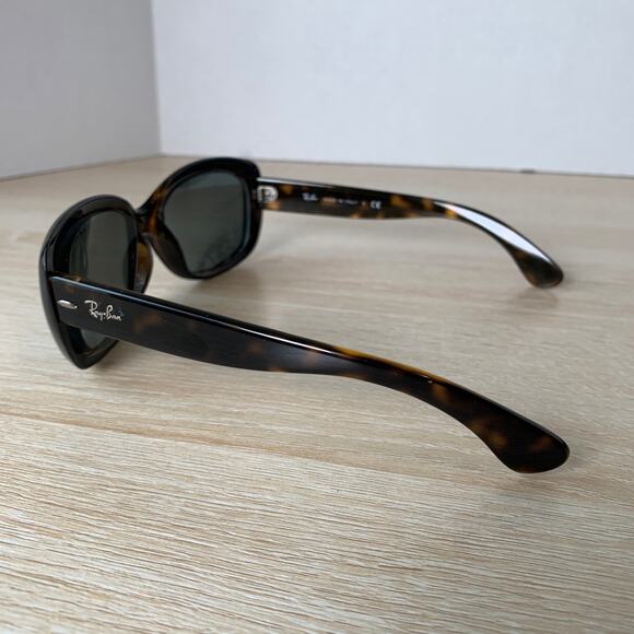 Ray-Ban JACKIE OHH RB4101 710 Cat Eye Tortoise Shell Italy FRAMES ONLY - Picture 7 of 8